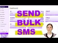 Send unlimited BULK SMS Scheduling SMS Reply Automatic - Tutorial
