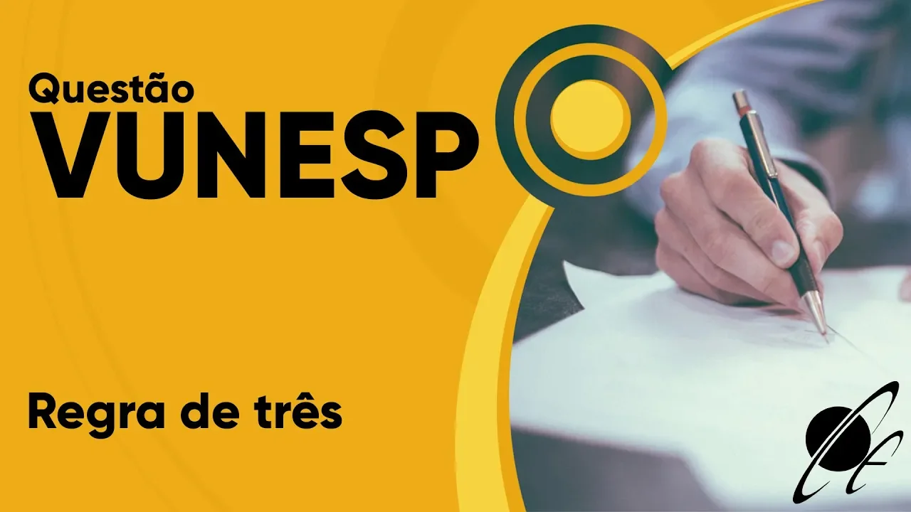 VUNESP 2019 - Regra de três composta (questão resolvida) - P. M. de Valinhos