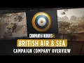 Company of Heroes 3 - Hammer \u0026 Shield - British Air \u0026 Sea Campaign Company