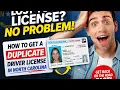 How to get a duplicate driver license in North Carolina