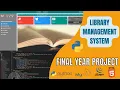 Library Management System in web using python mysql html css ajax jquery