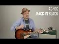 AC/DC Back in Black Electric Guitar Lesson + Tutorial