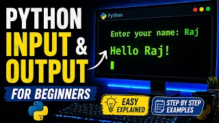 Python Input Output for Beginners Tutorial