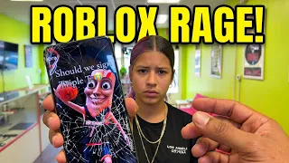 Her Brother RAGE QUIT Roblox and DESTROYED This Phone! 😱