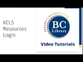 Logging into KCLS Resources for Bellevue College Students