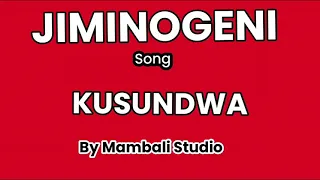 JIMINOGENI SONG KUSUNDWA 2025 NYIMBO MPYA BY MAMBALI STUDIO 