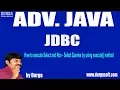 JDBC Session-64 App-22 How to execute Select and Non - Select Queries by using execute method
