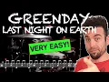 Greenday - Last Night On Earth - Drum cover - (with scrolling drum score)