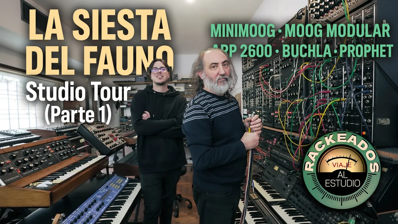 Recorremos el MEJOR Estudio de Sintetizadores: La Siesta del Fauno (Parte 1) | Rackeados