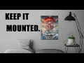 How to keep your displate poster from falling off the wall