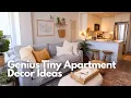 Genius Tiny Apartment Decor Ideas to Instantly Make Your Space Look Bigger and More Elegant