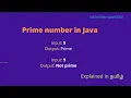 6 Prime number in JAVA Explained in Tamil