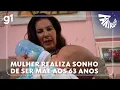 Download Lagu Mulher realiza sonho de ser mãe aos 63 anos, após menopausa e laqueadura: 'Era quase impossível'