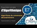 Decimal-to-binary conversion - Pascal algorithm program