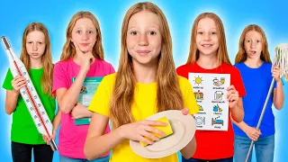 Nastya und ihre Freunde lernen Verantwortung zu übernehmen