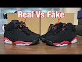 Air Jordan 6 Reverse Infrared Real Vs Fake Review
