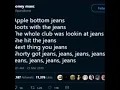 Download Lagu Apple bottom jeans, boots with the jeans, the whole club was lookin at jeans