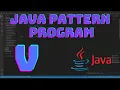 How To Print Alphabet V Pattern In Java java pattern programs V star pattern print in java V