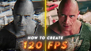 How to Create 4k 120 FPS FlowFrames Tutorial Increase FPS of Edits
