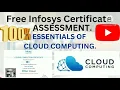 Essentials of Cloud Computing Assessment Solution of Infosys Springboard With 95 correct answer