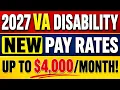 2027 VA Disability Pay Rates Your New Monthly Check Could Be Near 4 000