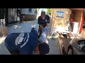 Loading a Portable Ubox Container in Brooklyn NYC by J Sutton and Co Moving Service MOVERS IN NYC