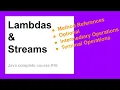 Lambdas Streams Complete Java Course for Beginners