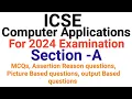 ICSE Computer Applications section A new pattern