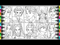 KPop Demon Hunters Coloring Pages How To Color All Characters Demon Hunters NCS Music
