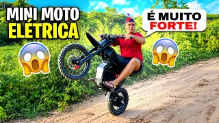 COMPREI UMA MINI MOTO ELÉTRICA INSANA !! *Essa é para trilha 🤩