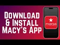 How to Download Install Macy s Shopping App in 2026