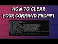 Clear Command Prompt Quick and Easy Tips to Refresh Your Console
