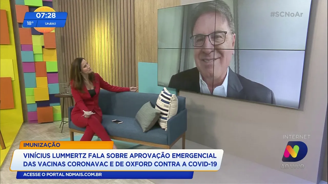 Vinícius Lummertz fala sobre aprovação emergencial das vacinas CoronaVac e de Oxford