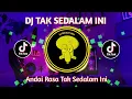 DJ TAK SEDALAM INI || ANDAI RASA DI HATI TAK SEDALAM INI REMIX VIRAL TIKTOK TERBARU