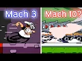 Pizza Tower but Peppino Goes Mach 10 Pizza Tower AFOM Mods Gameplay