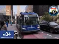 MTA MaBSTOA 2025 New Flyer XE60 CHARGE NG on M34 SBS to Javits Ctr departing W 34 Av