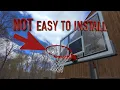 SLAM-IT BY LIFETIME RIM INSTALL IS VERY DIFFICULT
