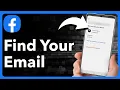 How To Find Email Address On Facebook