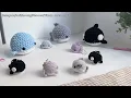 How to Crochet a Whale, Shark and Orca Plushie/Keychain 🐳 Beginner-Friendly Easy Crochet Tutorial  🌊