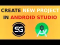 How to create new project in Android Studio Java Shakir Gyan