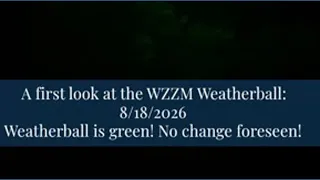 Pierwsze spojrzenie na kule pogodowa WZZM 18 08 2026