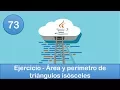 73 Java Programming OOP Exercise - Area and Perimeter of Isosceles Triangles