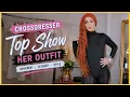 Crossdresser Modeling Her Feminine Outfit Style Fashion