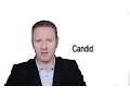 Candid - Meaning Pronunciation Word Wor l d
