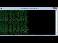 Matrix falling code effect with notepad