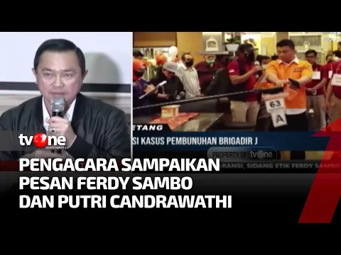 "Kooperatif Proses Hukum" Pengacara Bacakan Surat Harapan Sambo & Istri