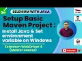Session 3 Master Selenium - Java The EASY Way to Set Up Java Environment Variable on Windows
