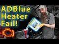3 0t TDI AdBlue Heater Failure P205B Check Engine Light