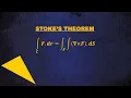 Stoke s Theorem with an Example plus verification