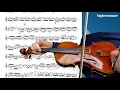 Bach Concerto in A minor •CLOSE UP• 1. Movement